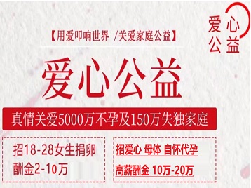 永春捐卵助孕生子 爱心志愿者招募